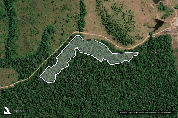 Imagem de satélite de Infração Ambiental em Porto Velho - RO