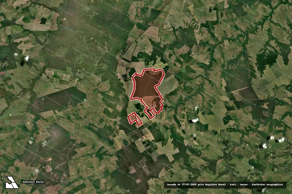Imagem de satélite de Infração da Flora em Açailândia - MA