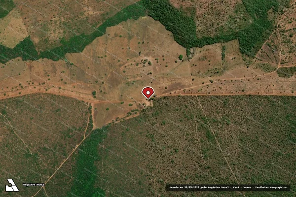 Imagem de satélite — Embargo IBAMA — Infração da Flora — Estreito/MA
