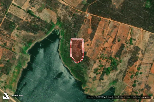 Imagem de satélite de Infração Ambiental em Princesa Isabel - PB