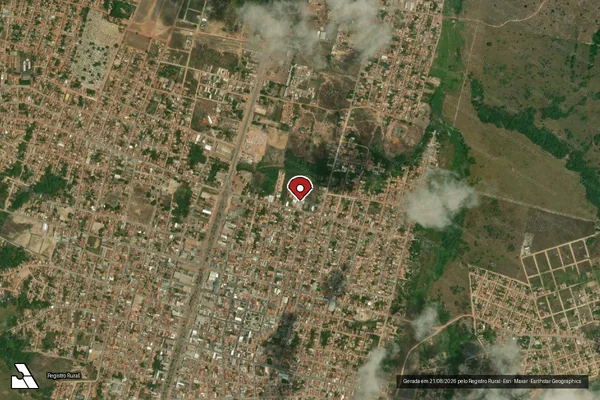 Imagem de satélite — Embargo IBAMA — Infração Ambiental - Jacundá/PA