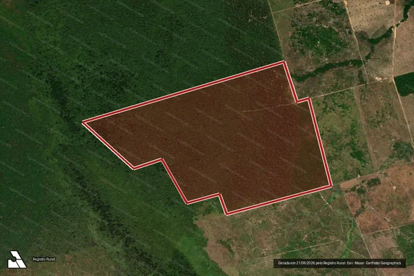 Imagem de satélite de Infração Ambiental em Cumaru do Norte - PA