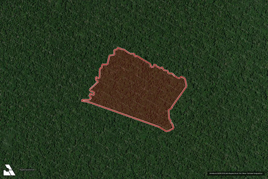 Imagem aérea do item A