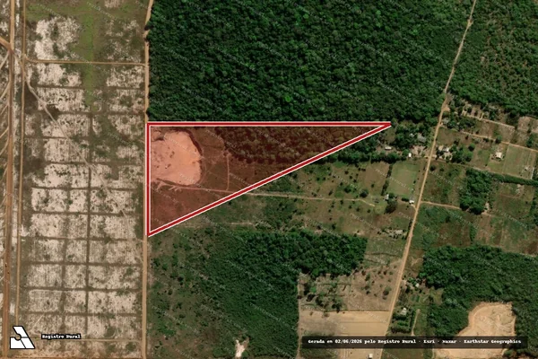 Imagem de satélite de Infração Ambiental em Vilhena - RO