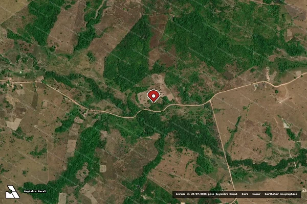 Imagem de satélite — Embargo IBAMA — Infração Ambiental — Santa Luzia do Paruá/MA