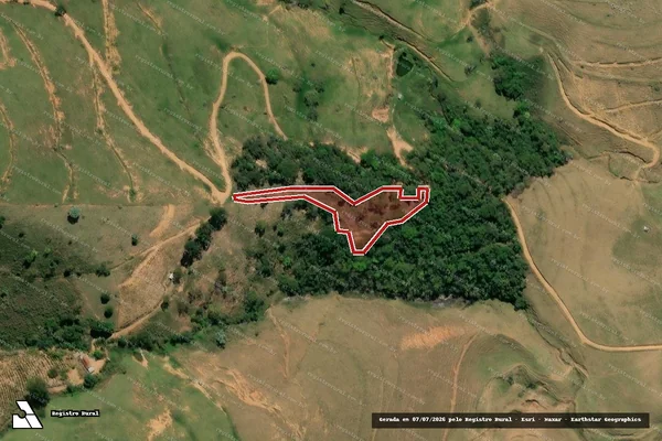 Imagem de satélite de Infração da Flora em Afonso Cláudio - ES
