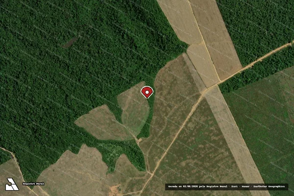 Imagem de satélite — Embargo IBAMA — Infração Ambiental - Rondon do Pará/PA