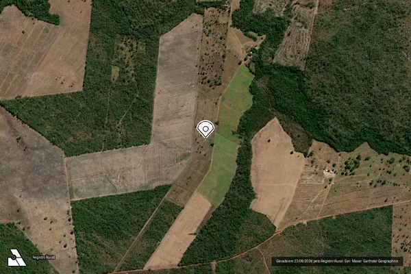 Imagem de satélite — Embargo Ambiental — Santa Maria Do Tocantins/TO