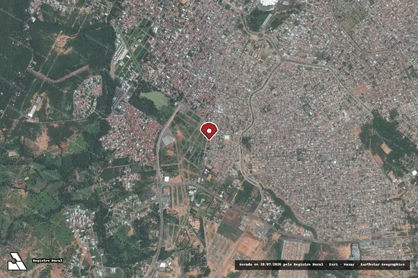 Imagem de satélite — Embargo IBAMA — Infração da Fauna — Montes Claros/MG