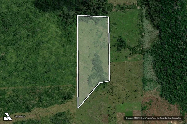 Imagem de satélite de Infração Ambiental em Porto Velho - RO