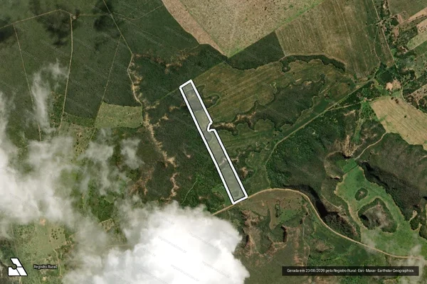 Imagem de satélite de Infração da Flora em Euclides da Cunha - BA