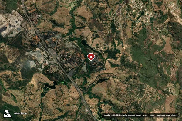 Imagem de satélite — Embargo IBAMA — Infração da Flora - Sete Lagoas/MG