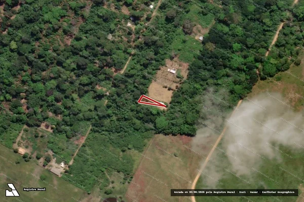 Imagem de satélite — Embargo IBAMA — Infração da Flora — Linhares/ES