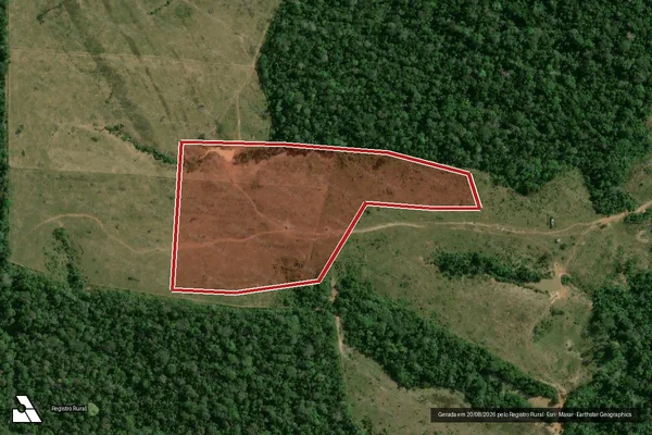 Imagem de satélite de Infração Ambiental em Porto Velho - RO