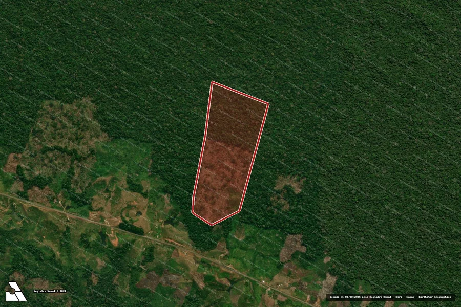 Imagem aérea do item A
