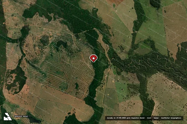 Imagem de satélite de Infração da Flora em Aquidauana - MS