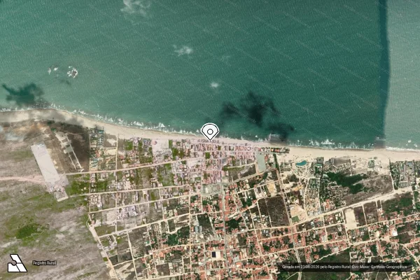 Imagem de satélite — Embargo IBAMA — Infração Ambiental - Cruz/CE