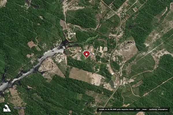 Imagem de satélite — Embargo IBAMA — Infração da Flora — Manacapuru/AM