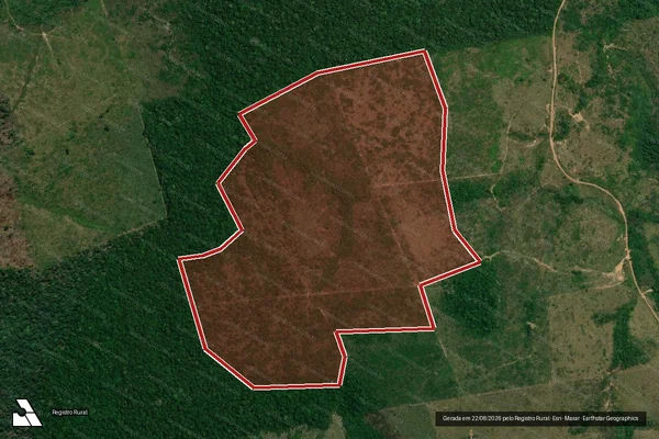 Imagem de satélite de Infração da Flora em Apuí - AM