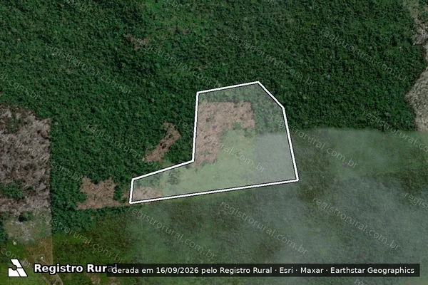 Imagem de satélite de Infração Ambiental em São Félix do Xingu - PA