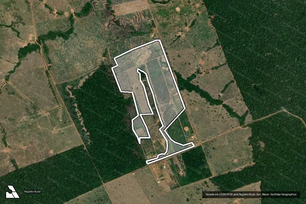 Imagem de satélite de Infração Ambiental em Porto Velho - RO