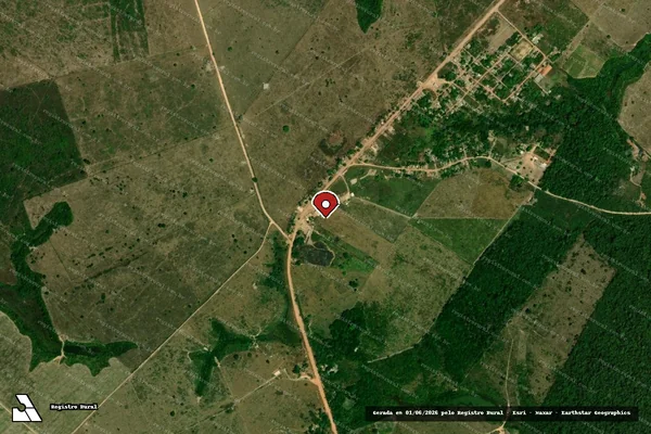 Imagem de satélite — Embargo IBAMA — Infração Ambiental — Baião/PA