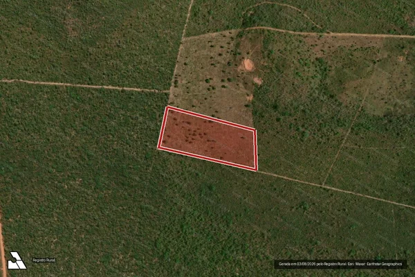 Imagem de satélite de Infração Ambiental em Cristópolis - BA
