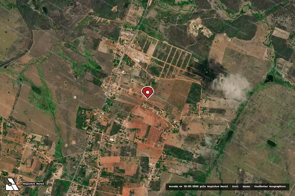 Imagem de satélite — Embargo IBAMA — Infração Ambiental - Arapiraca/AL