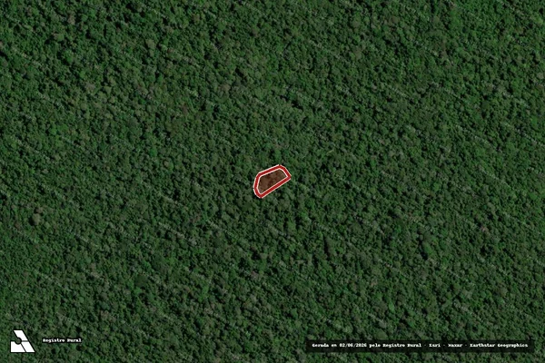 Imagem de satélite de Infração Ambiental em Jacareacanga - PA