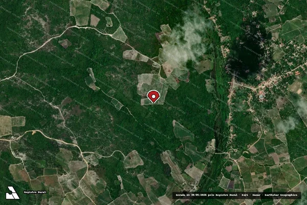 Imagem de satélite de Infração de pesca(Não Classificada-Móvel) em Baía da Traição - PB (marcador da localização)