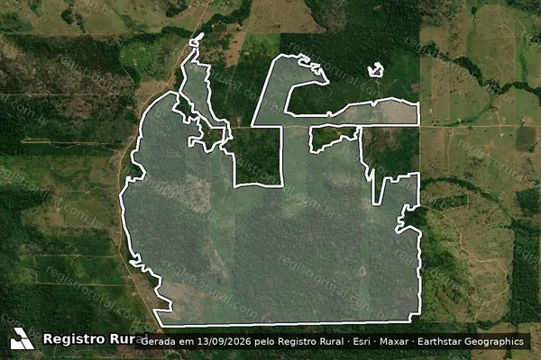 Imagem de satélite de Infração Ambiental em Governador Jorge Teixeira - RO