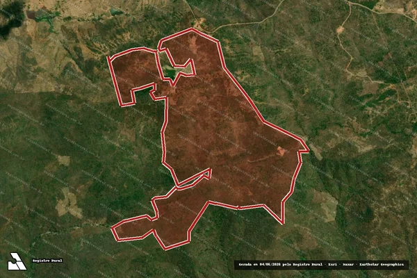 Imagem de satélite de Infração Ambiental em Caririaçu - CE