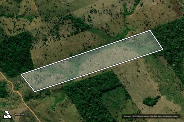 Imagem de satélite de Infração da Flora em Machadinho D'Oeste - RO