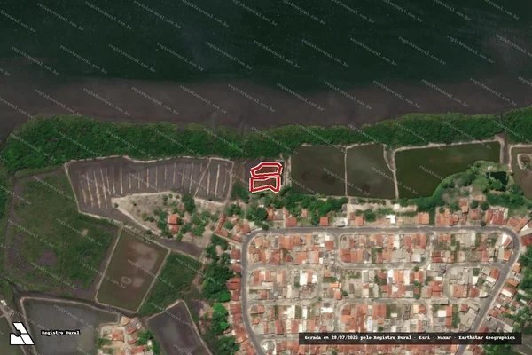 Imagem de satélite — Embargo Ambiental — Nossa Senhora do Socorro/SE