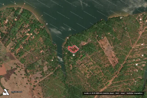 Imagem de satélite de Infração Ambiental em Porto Nacional - TO