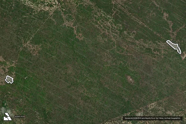 Imagem de satélite de Infração Ambiental em Betânia - PE