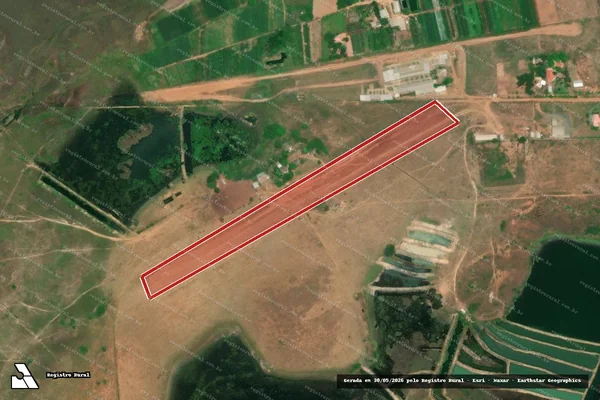 Imagem de satélite de Infração Ambiental em Boa Vista - RR