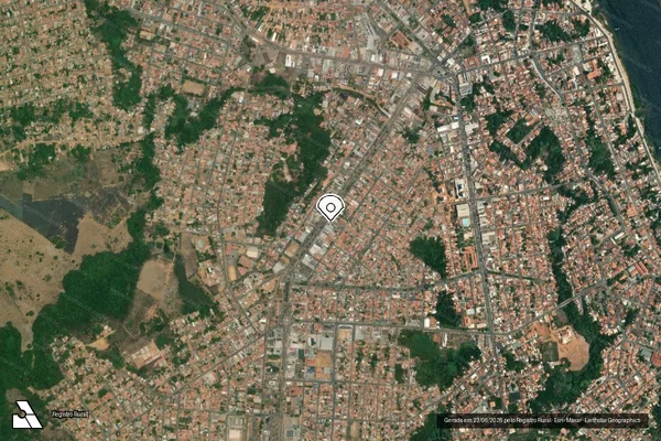 Imagem de satélite — Embargo IBAMA — Infração da Flora - Tucuruí/PA