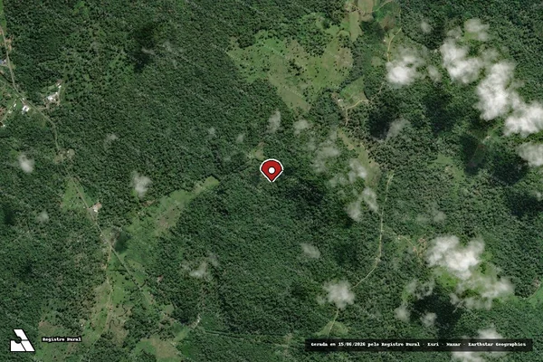 Imagem de satélite — Embargo IBAMA — Infração Ambiental — Uruçuca/BA