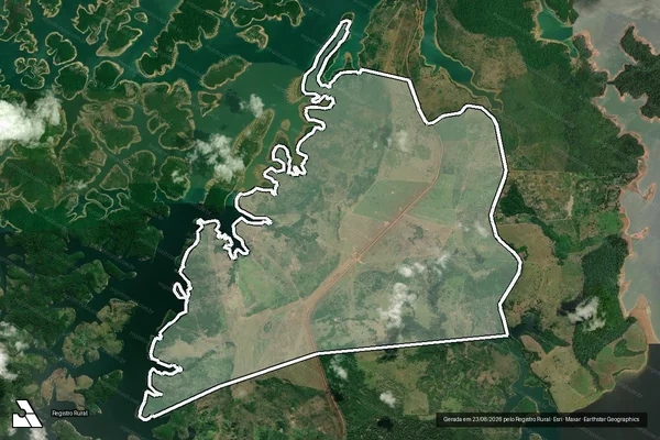Imagem de satélite — Embargo IBAMA — Infração da Flora — Tucuruí/PA