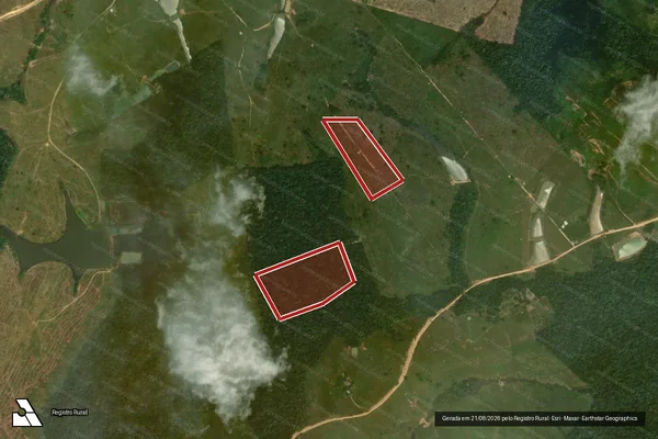 Imagem de satélite — Embargo IBAMA — Infração da Flora - Mâncio Lima/AC