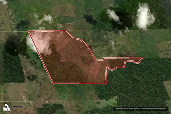 Imagem de satélite de Infração Ambiental em São Félix do Xingu - PA