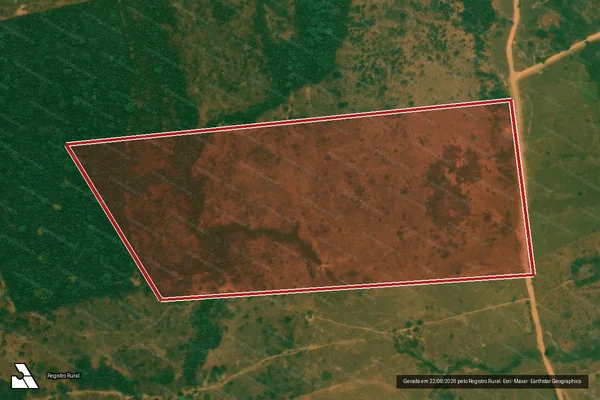Imagem de satélite de Infração Ambiental em Buritis - RO
