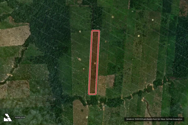 Imagem de satélite de Infração da Flora em Porto Velho - RO