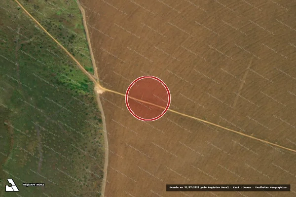 Imagem de satélite de Infração Ambiental em Alto Garças - MT