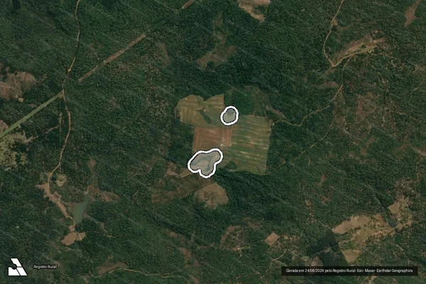 Imagem de satélite de Infração de Licenciamento(Não Classificada-Móvel) em Inácio Martins - PR
