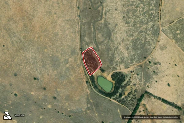 Imagem de satélite — Embargo IBAMA — Infração da Flora - Nossa Senhora da Glória/SE