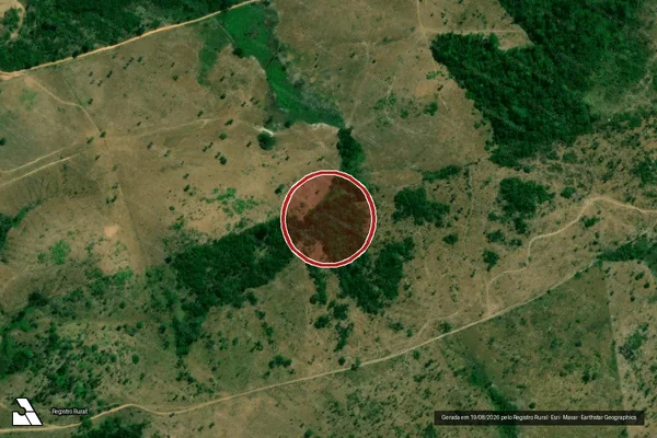 Imagem de satélite de Infração Ambiental em Novo Repartimento - PA