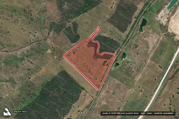 Imagem de satélite — Embargo Ambiental — Cedro de São João/SE