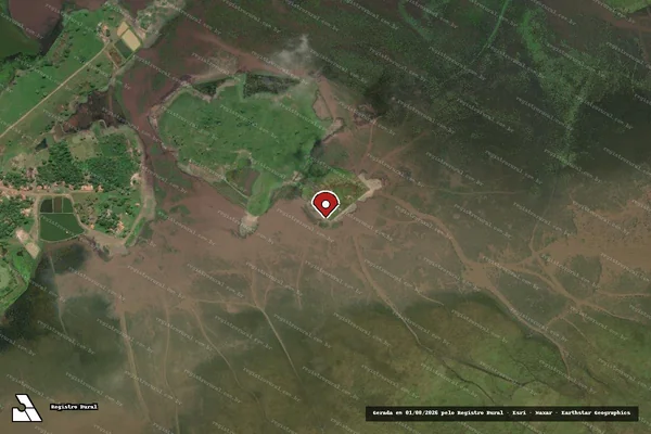 Imagem de satélite — Embargo Ambiental — Matinha/MA